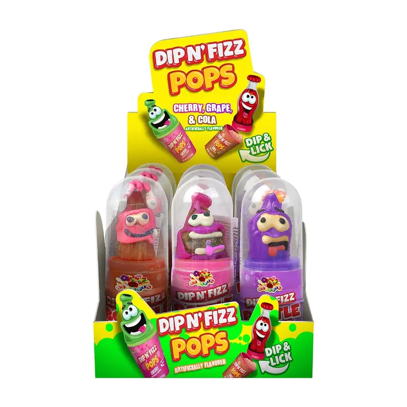 R L Albert & Son Dip And Fizz Pops | 12ct, Box