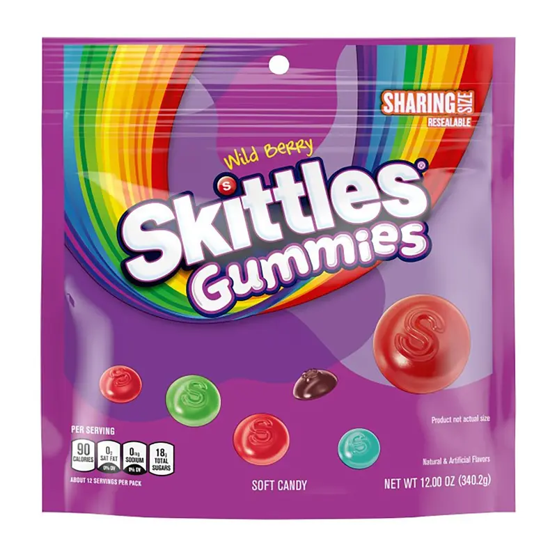 Skittles Wildberry Gummies Share Size | 12oz, Bag