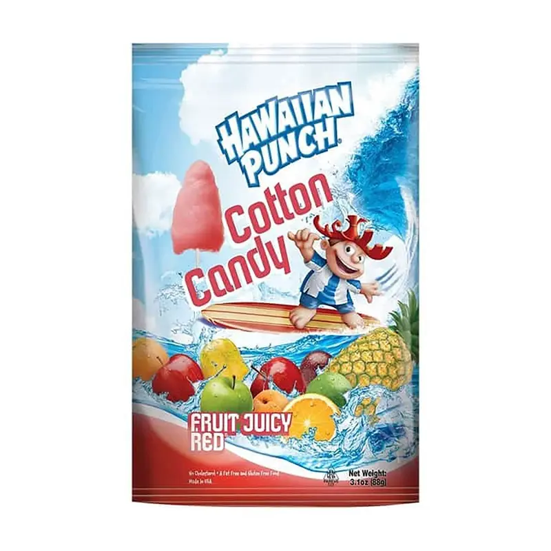 Taste Of Nature Cotton Candy Hawaiian Punch Bag | 3.1oz, Bag