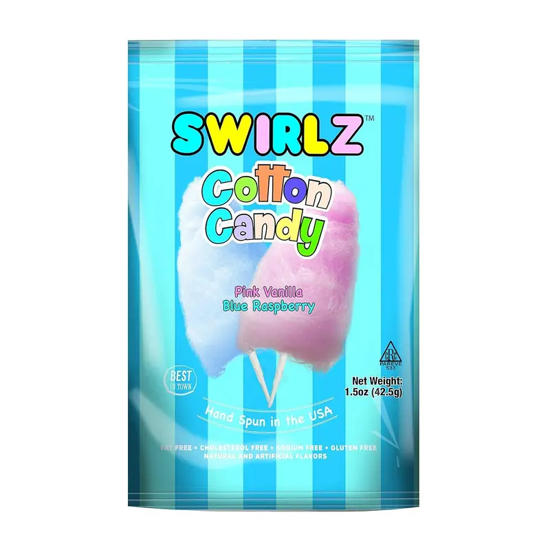 Taste Of Nature Cotton Candy Swirlz Bag | 3.1oz, Bag