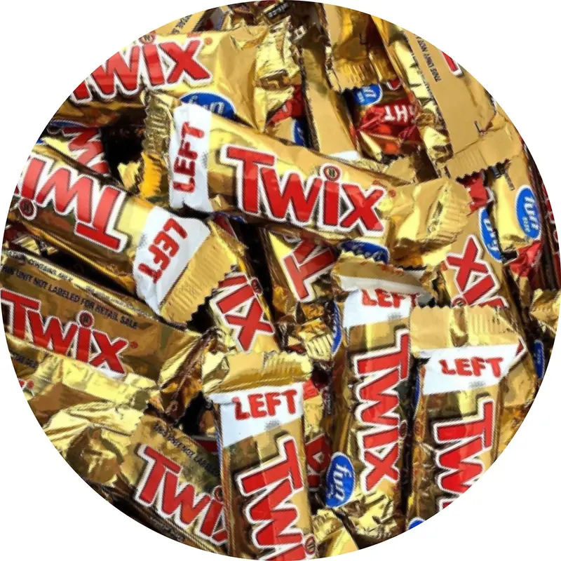 Twix Caramel Fun Size | 20lb, Case