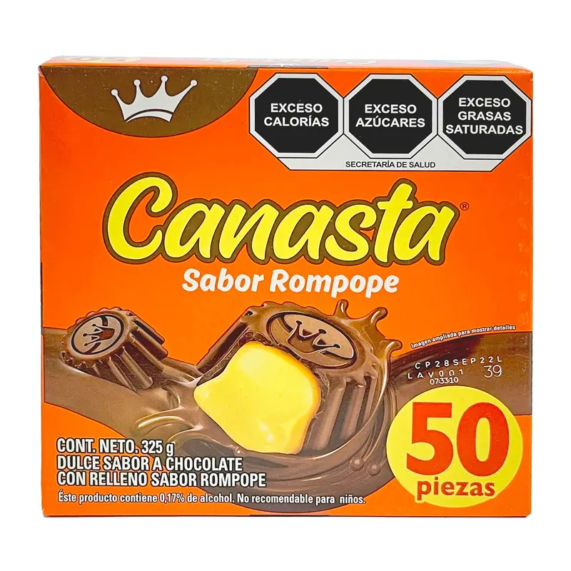 La Corona Canasta Rompope | 50ct, Box