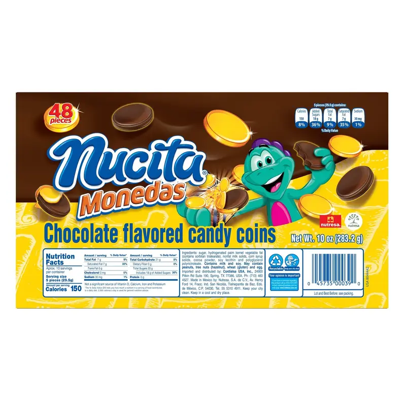 Nutresa Monedas Chocolate Coin | 48ct, Box