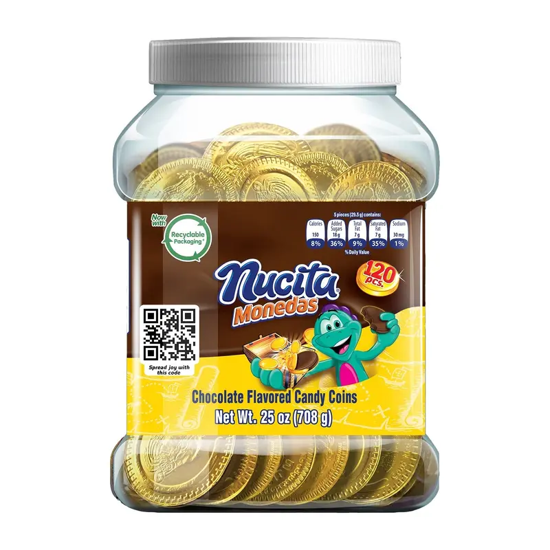 Nutresa Monedas Gold Jar | 120ct, Tub