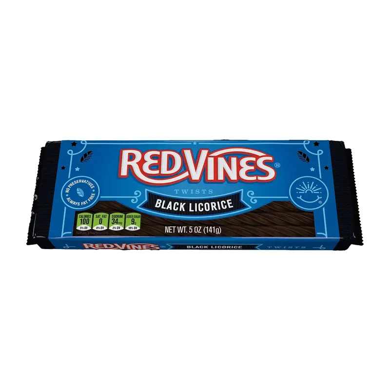 Red Vines Black Licorice Tray | 5oz, Bag