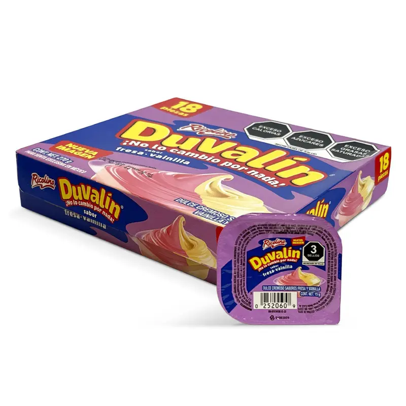 Ricolino Duvalin Fresa / Vanilla | 18ct, Box