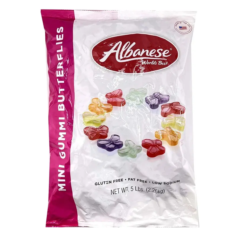 Albanese Gummy Butterflies Mini | 5lb, Bag