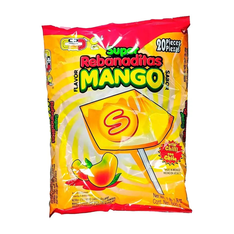 Candy Pop Super Rebanada Mango Bag | 20ct, Bag