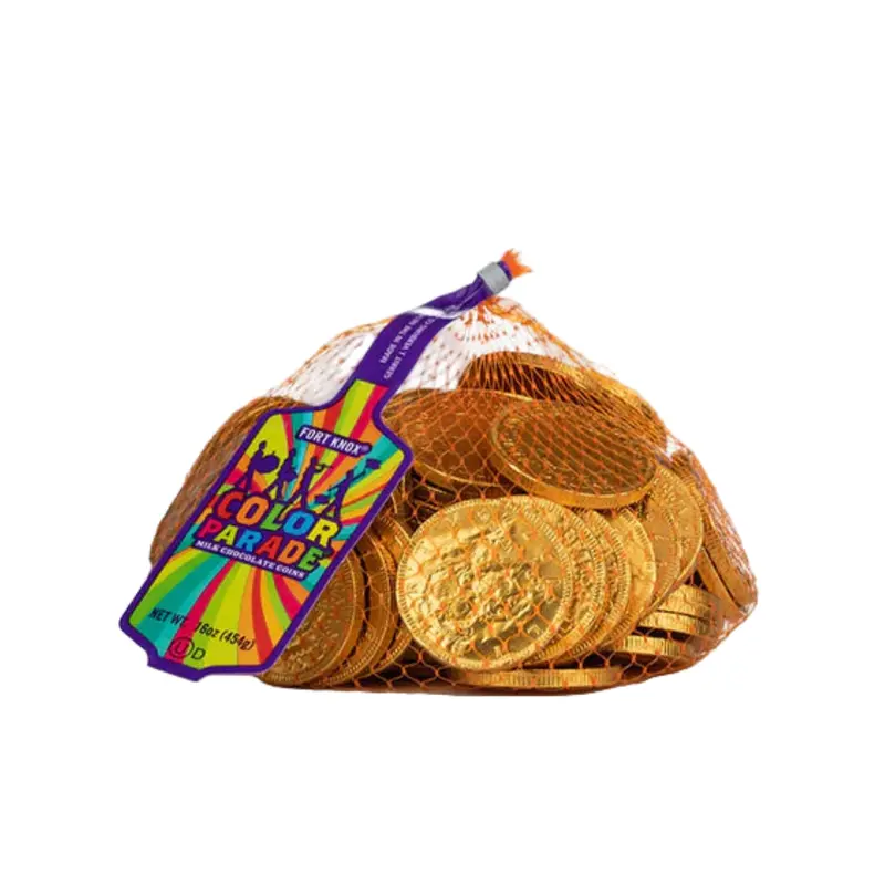 Fort Knox  Chocolate Coins (1.5") Gold | 1lb, Bag