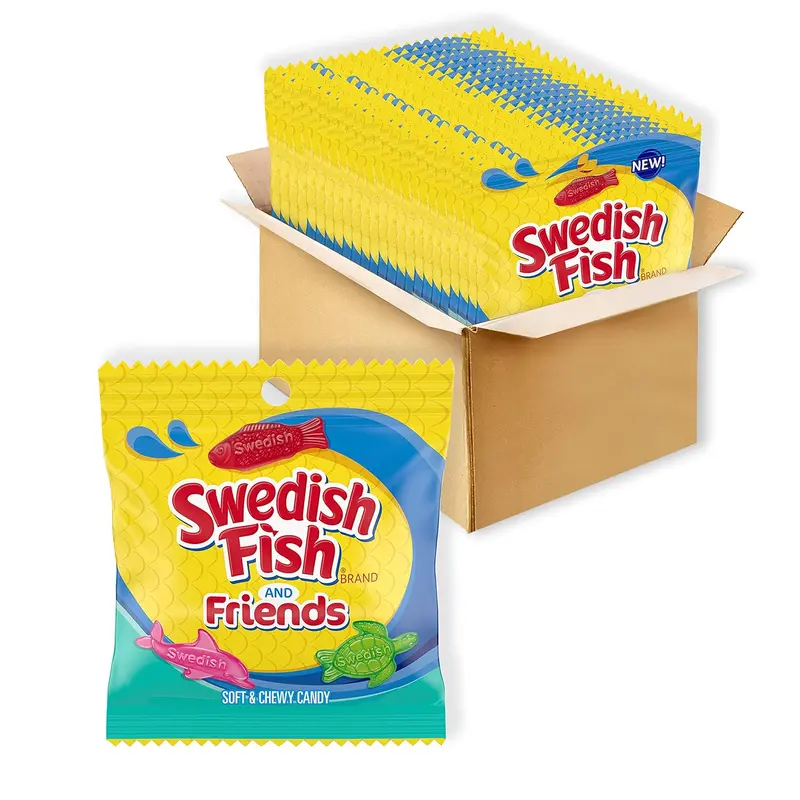 Swedish Fish Assorted | 3.5oz, 12ct, Case