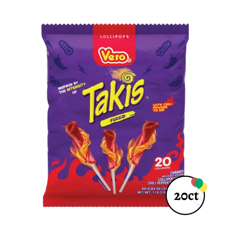 Vero Paleta Takis | 20ct, Bag