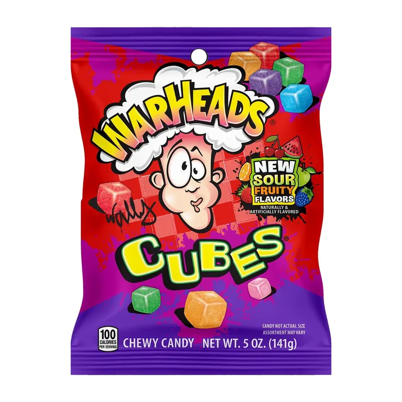 Warheads Sour Chewy Cube | 5oz, 12ct, Case