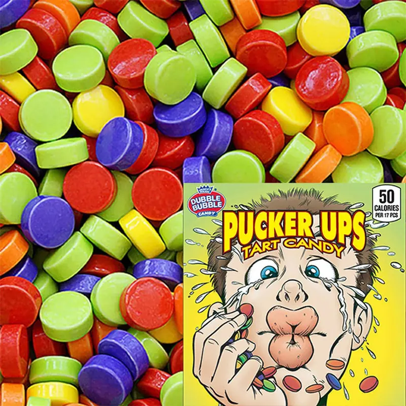 Charms Pucker Ups Coated Candy | 25.4lb, Case