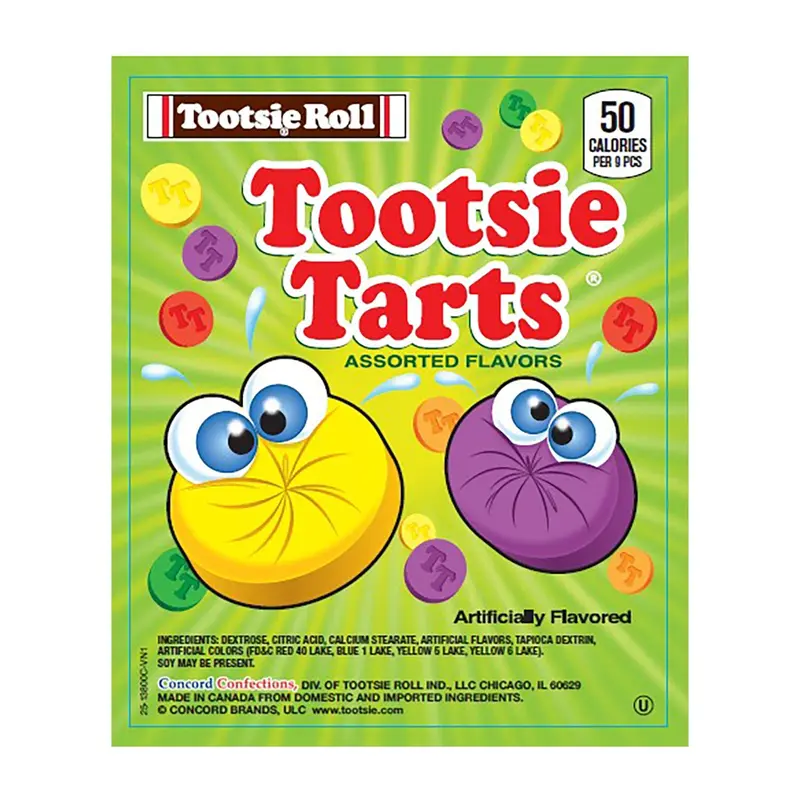 Charms Tootsie Tarts Coated | 24.7lb, Bag
