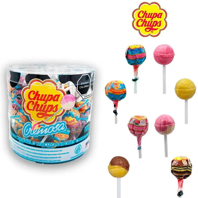 Chupa Chups Cremosa | 60ct, Tub