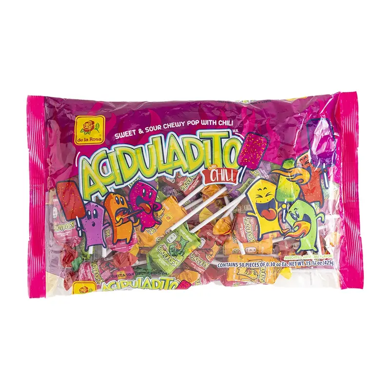 De La Rosa Paleta Suave Acidulada | 50ct, Bag