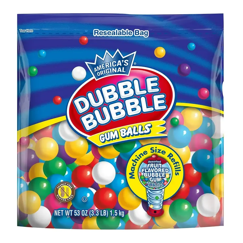 Dubble Bubble Gum Assorted | 53oz, Bag