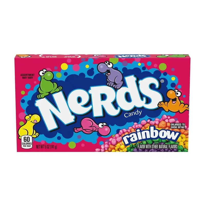 Ferrara Nerds Rainbow Video Box | 5oz, 12ct, Case