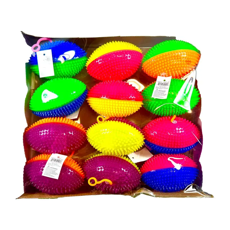 Flashing Spiky Football | 12ct, Box