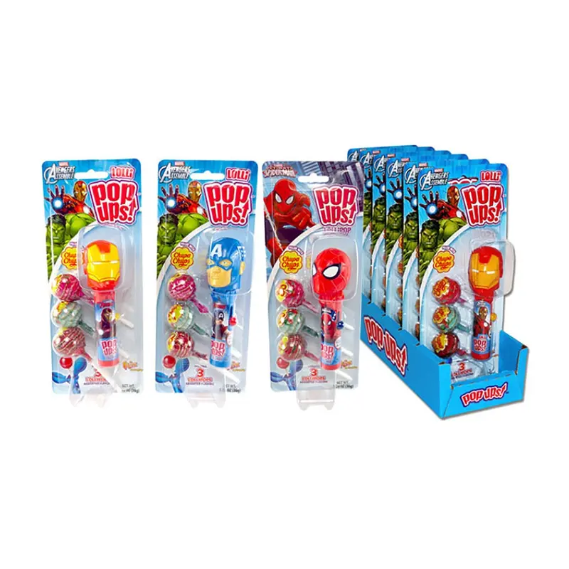 Flix Candy Pop Up Avengers Blister Card | 1.26oz, 6ct, Box