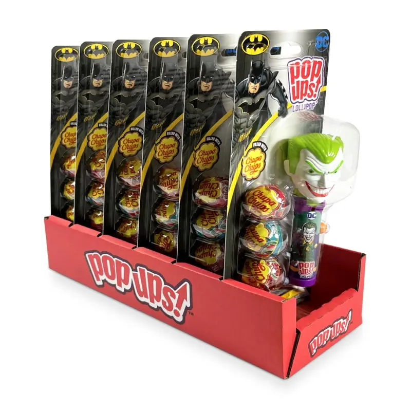 Flix Candy Pop Up Justice League Blister Card | 1.26oz, 6ct, Box