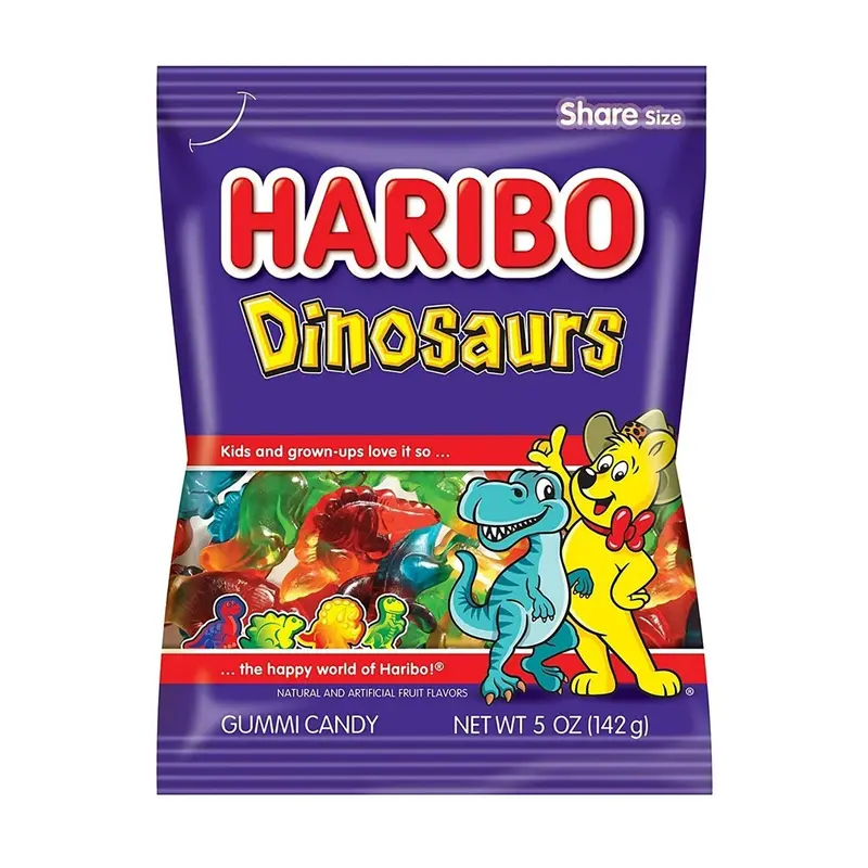 Haribo Dinosaurs Gummi Candy | 5oz, 12ct, Case