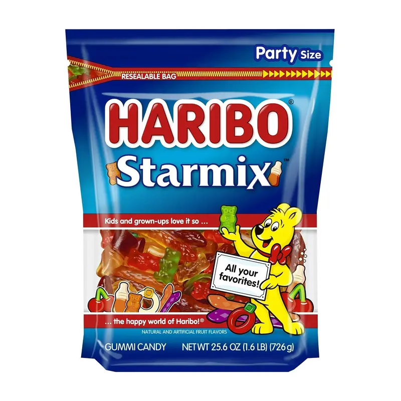 Haribo Starmix Gummi Candy Party Size | 25.6oz, Bag