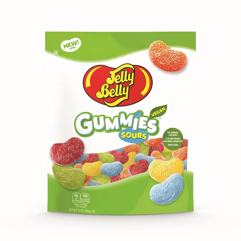 Jelly Belly Candy Gummies Sour Assorted Bag | 14oz, Bag