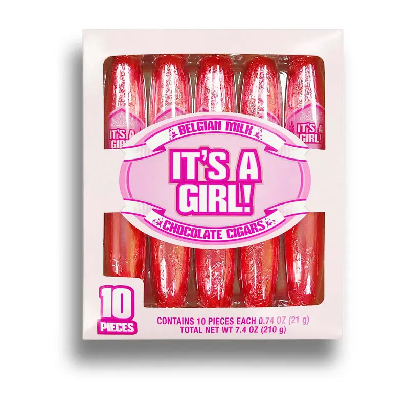 R L Albert & Son Girl Cigars Milk Chocolate | 10ct, Box