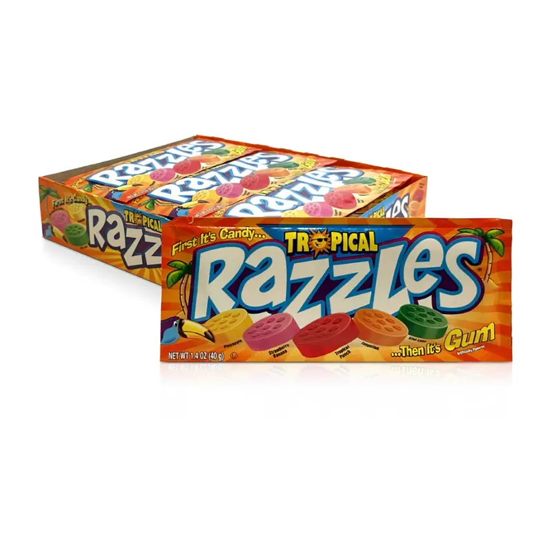 Razzles Tropical Assorted | 24ct, Box