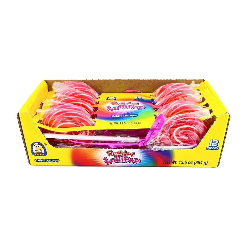 Tipicos Paleta Trenzada Pink | 12ct, Box