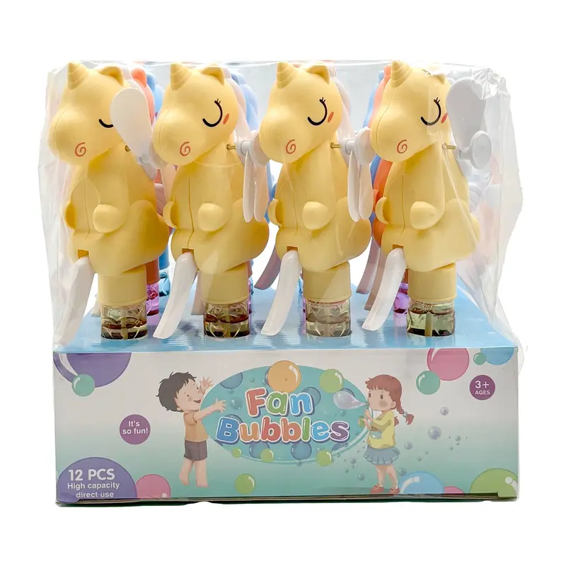Bubble Stick Animal with Fan | 12ct, Box