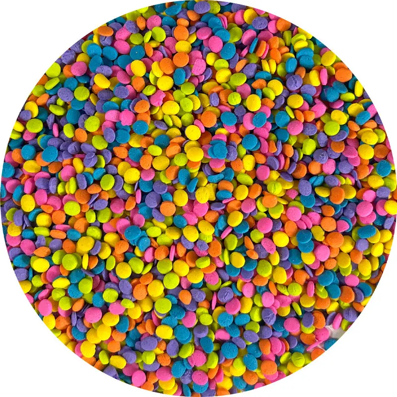 DecoPac Confetti Neon Quins | 19.5oz, Tub