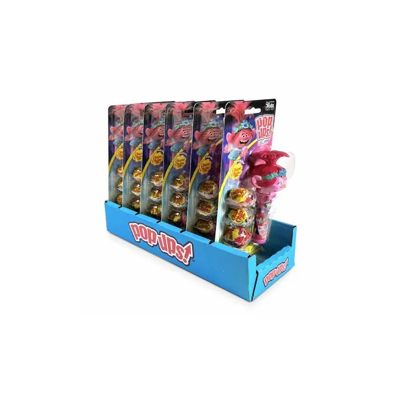 Flix Candy Pop Up Trolls Blister Card | 1.26oz, 6ct, Box