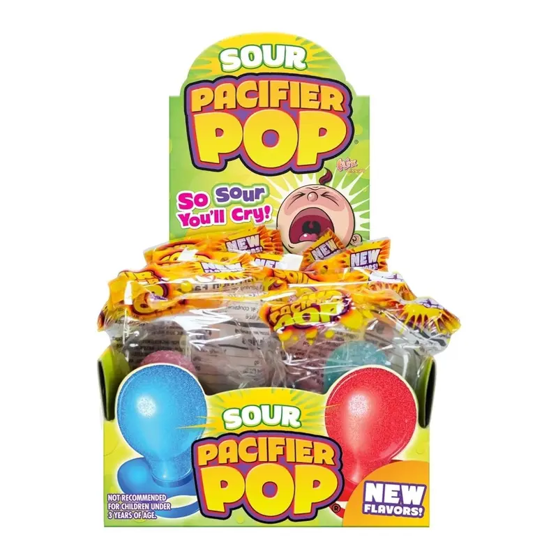 Flix Candy Sour Pacifier | 8oz, 12ct, Box