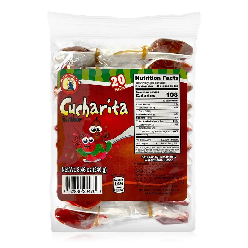 Tipicos Cucharita Tamarindo / Sandia | 20ct, Bag