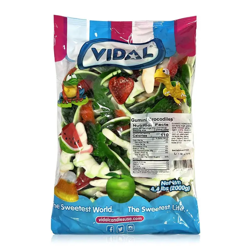 Vidal Gummy Crocodile | 4.4lb, Bag