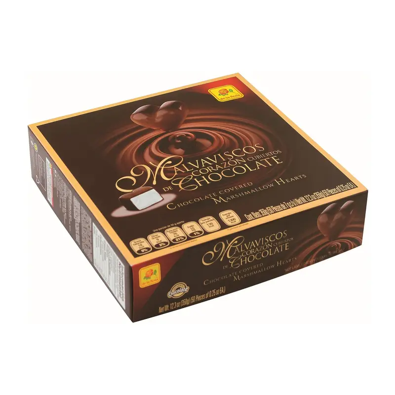 De La Rosa Corazon con Chocolate | 50ct, Box