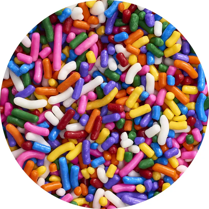 DecoPac Sprinkles Rainbow Small | 26oz, Tub