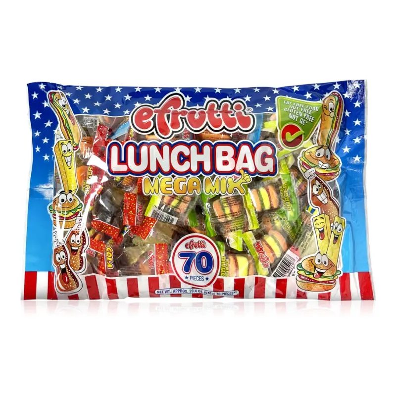 Efrutti Gummy Lunch Mega | 70ct, Bag