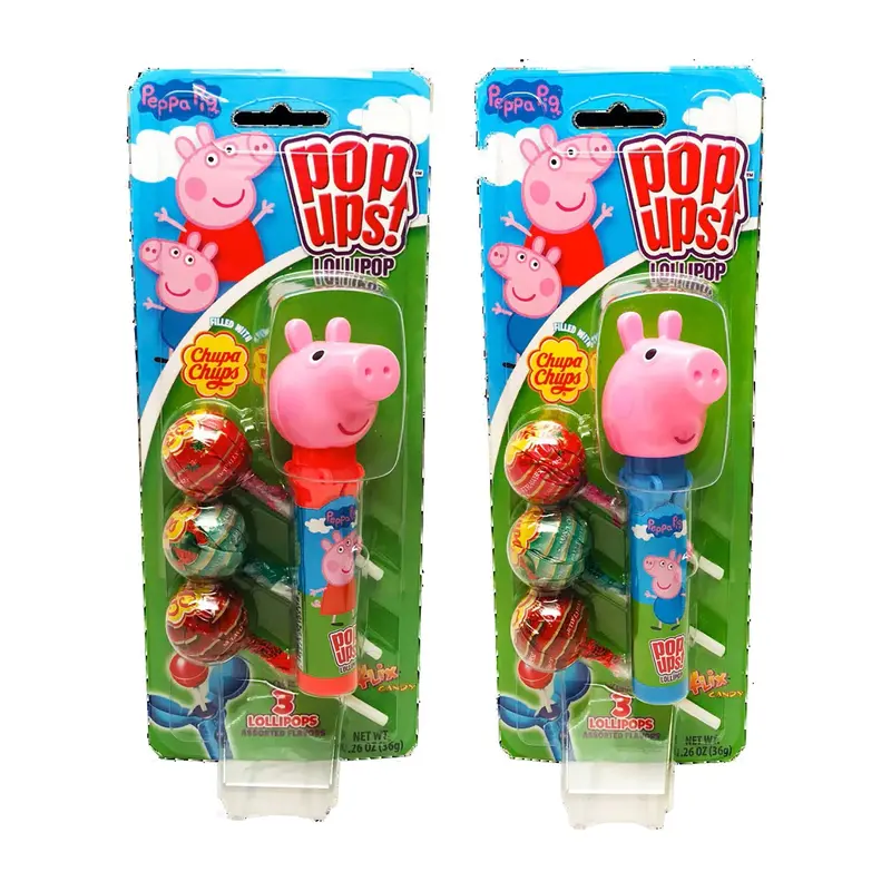 Flix Candy Pop Up Peppa Pig Blister Card | 1.26oz, 6ct, Box