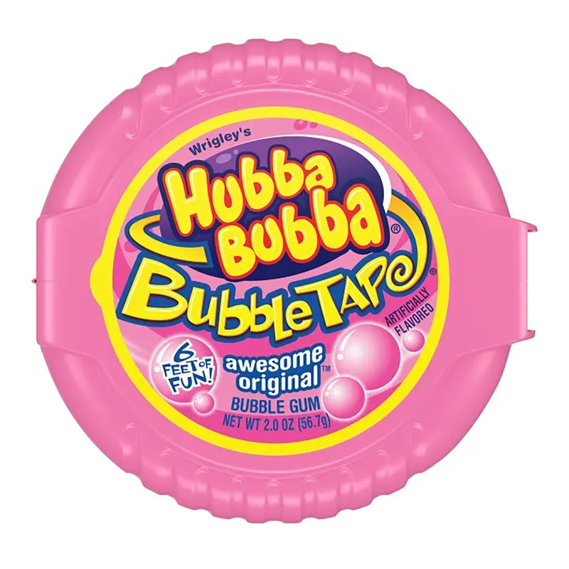 Hubba Bubba  Bubble Tape Gum Original | 6ct, Box