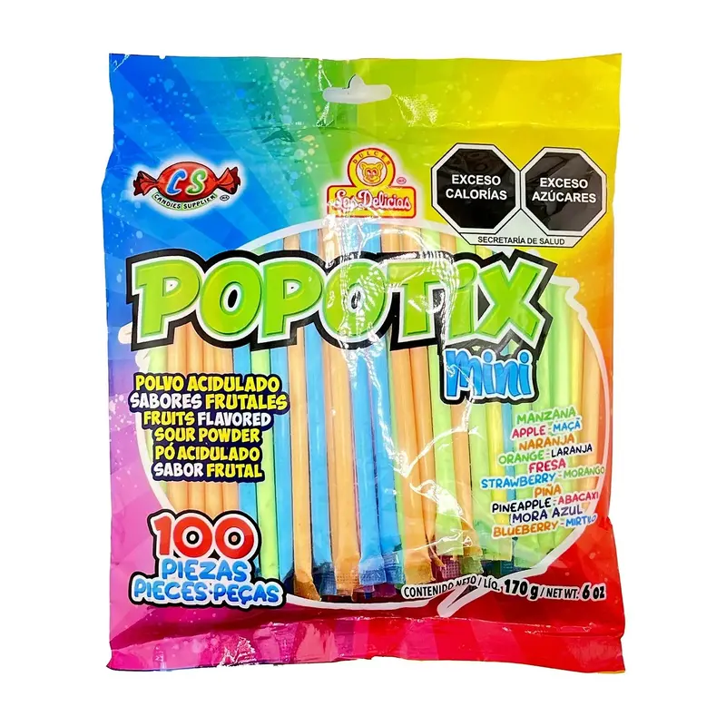 Las Delicias  Popotix Mini | 100ct, Bag