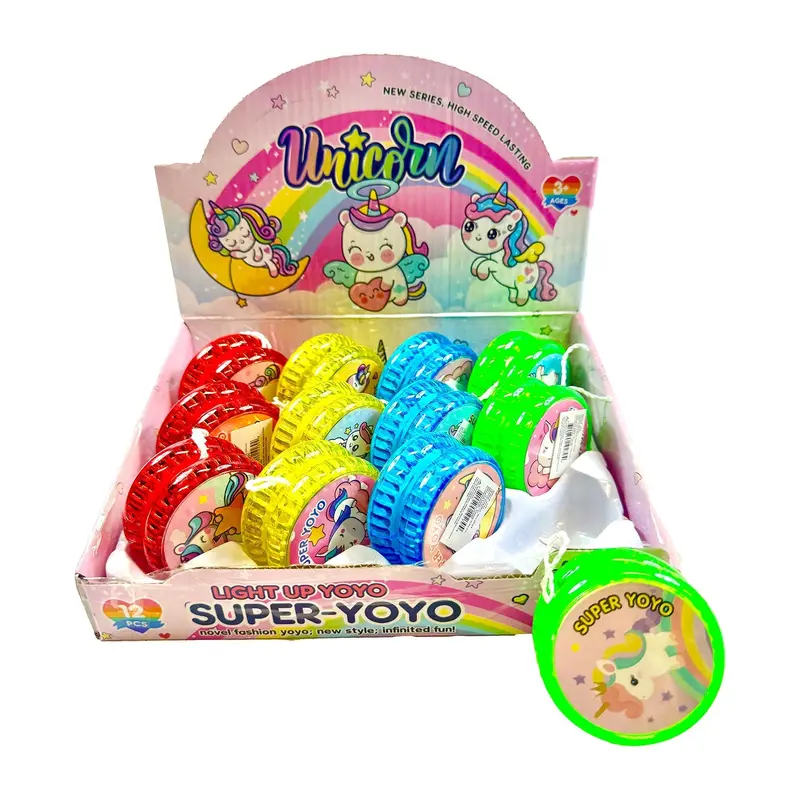 Unicorn Flashing Yo-Yo | 12ct, Box