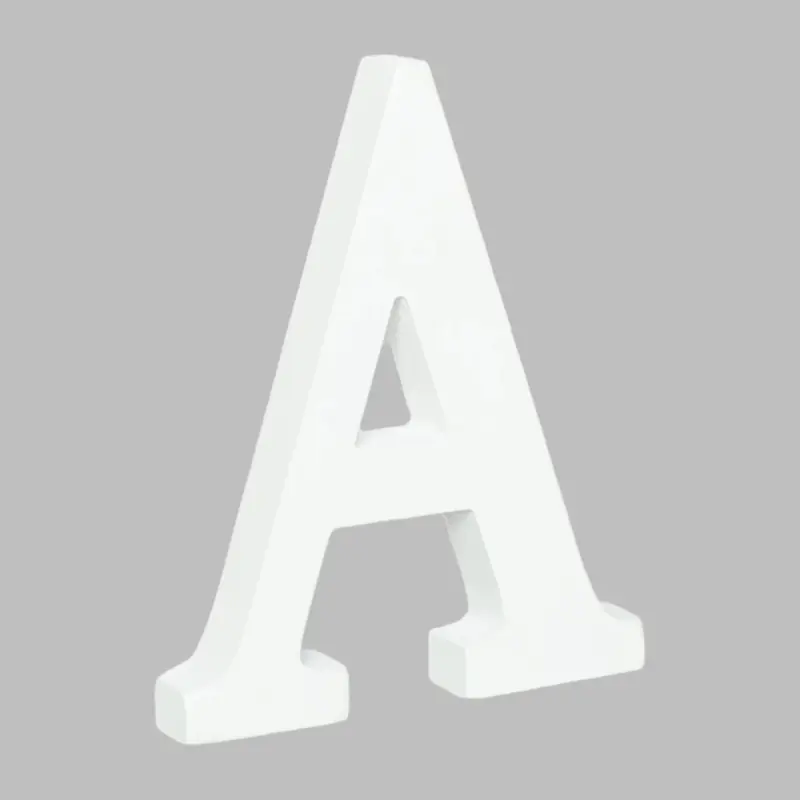 Wooden Letter A (7.5") | Bag