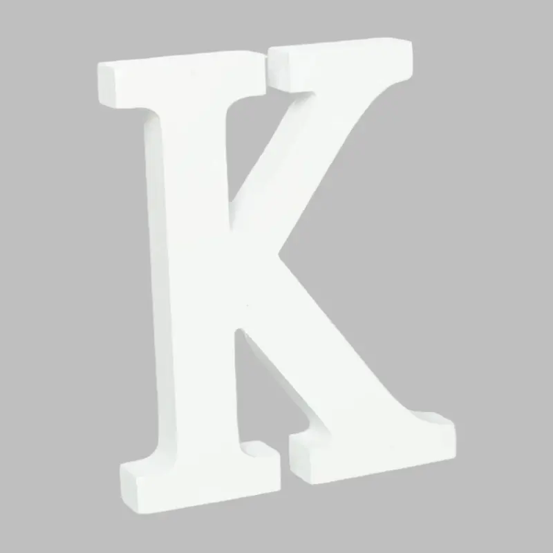 Wooden Letter K (7.5") | Bag