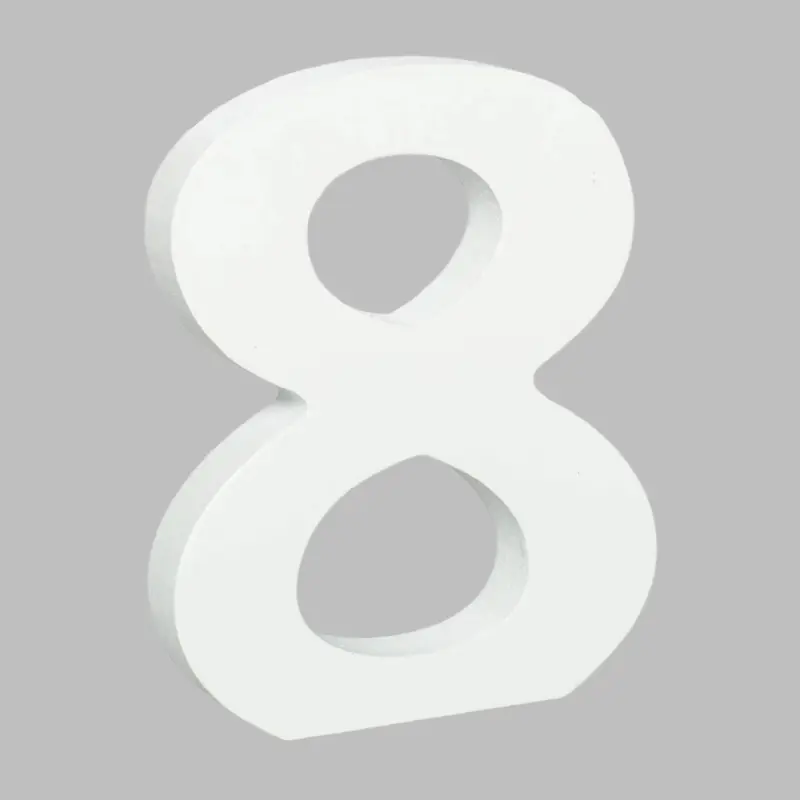 Wooden Number 8 (7.5") | Bag