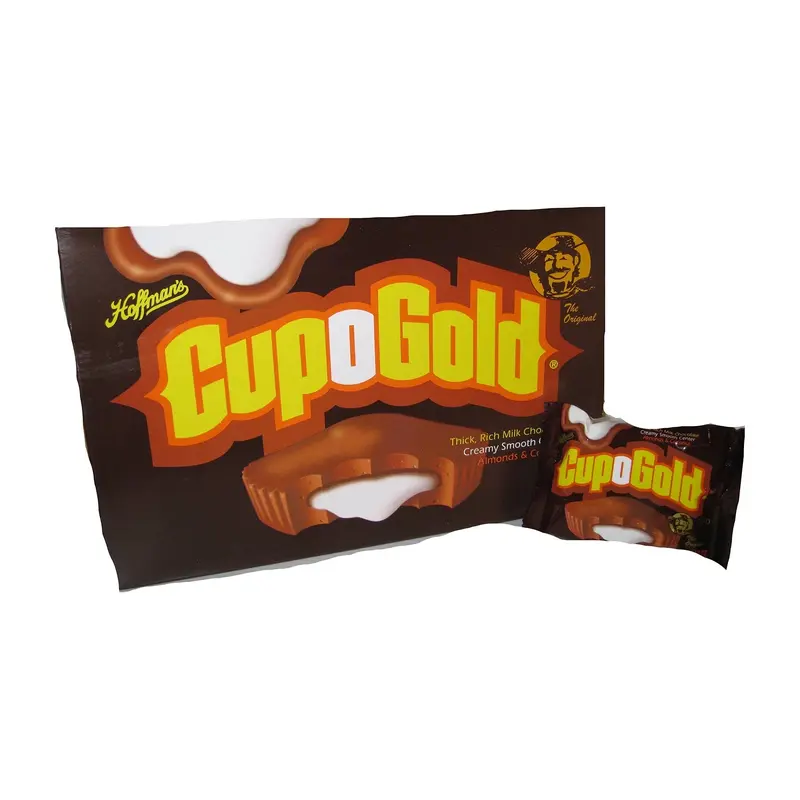 Cup-O-Gold Almonds & Coconut Covered in Milk Chocolate | 24ct, Box