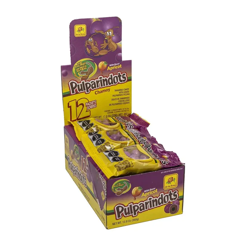 De La Rosa Pulparindo-Dots Chamoy | 12ct, Box