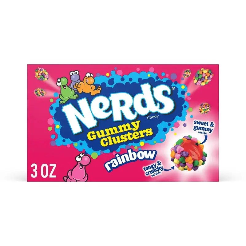 Ferrara Nerds Gummy Clusters Box | 3oz, 12ct, Case